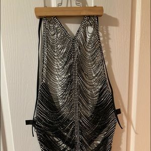 Sexy see through club party dress